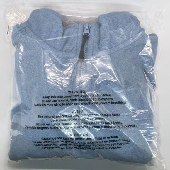 G.H. Bass & Co. Mens Light Blue 1/4 Zip Sweatshirt - Picture 10 of 10